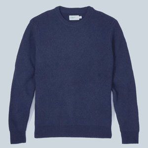 Mens Cable Knit Wool Sweater NWT